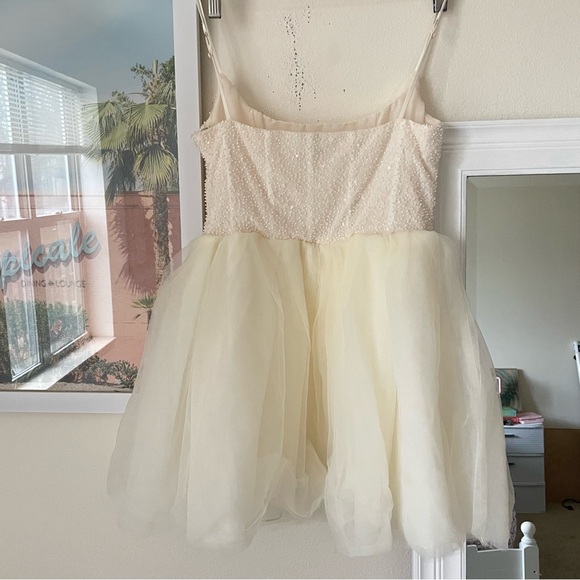 Oh Polly Eugenie Embellished Corset Tulle Skirt Mini Dress - Picture 4 of 4